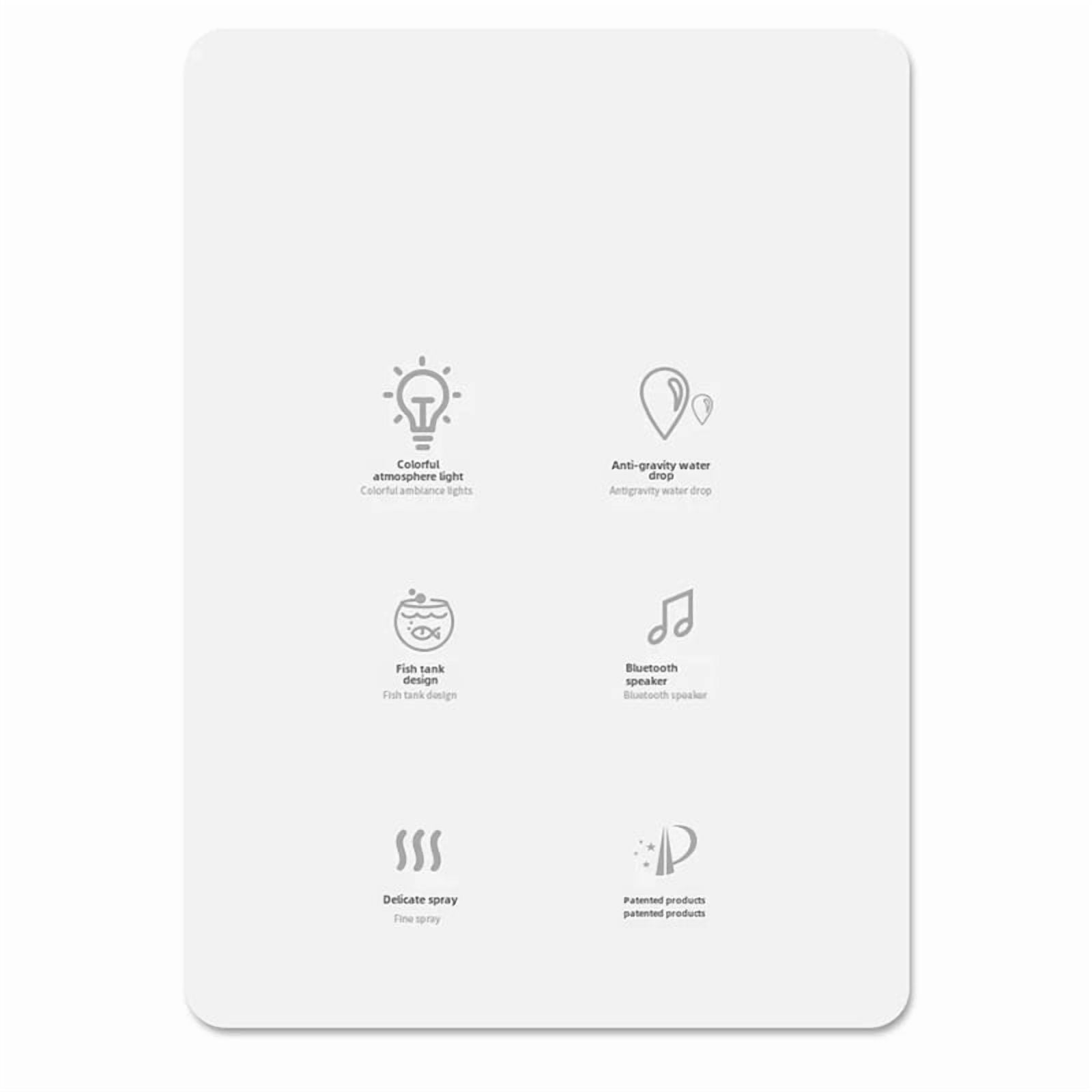 Bluetooth Speaker with Humidifier and Atmosphere Light Home Use Feng Shui Decoration Air Moisturizer