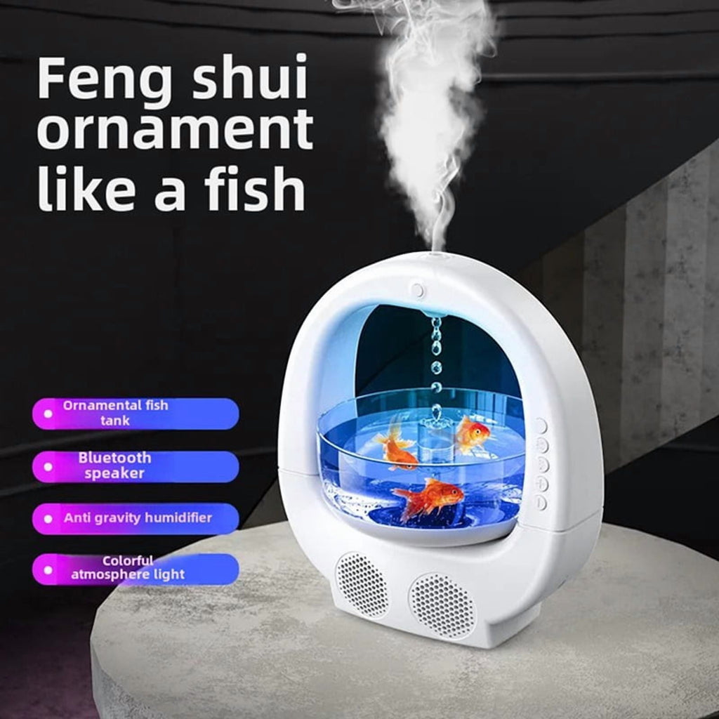 Bluetooth Speaker with Humidifier and Atmosphere Light Home Use Feng Shui Decoration Air Moisturizer