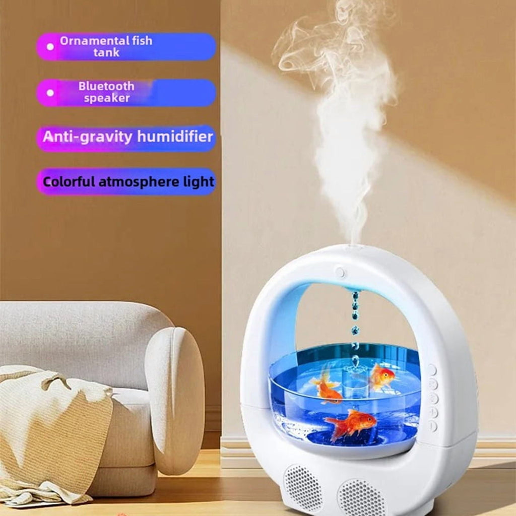 Bluetooth Speaker with Humidifier and Atmosphere Light Home Use Feng Shui Decoration Air Moisturizer