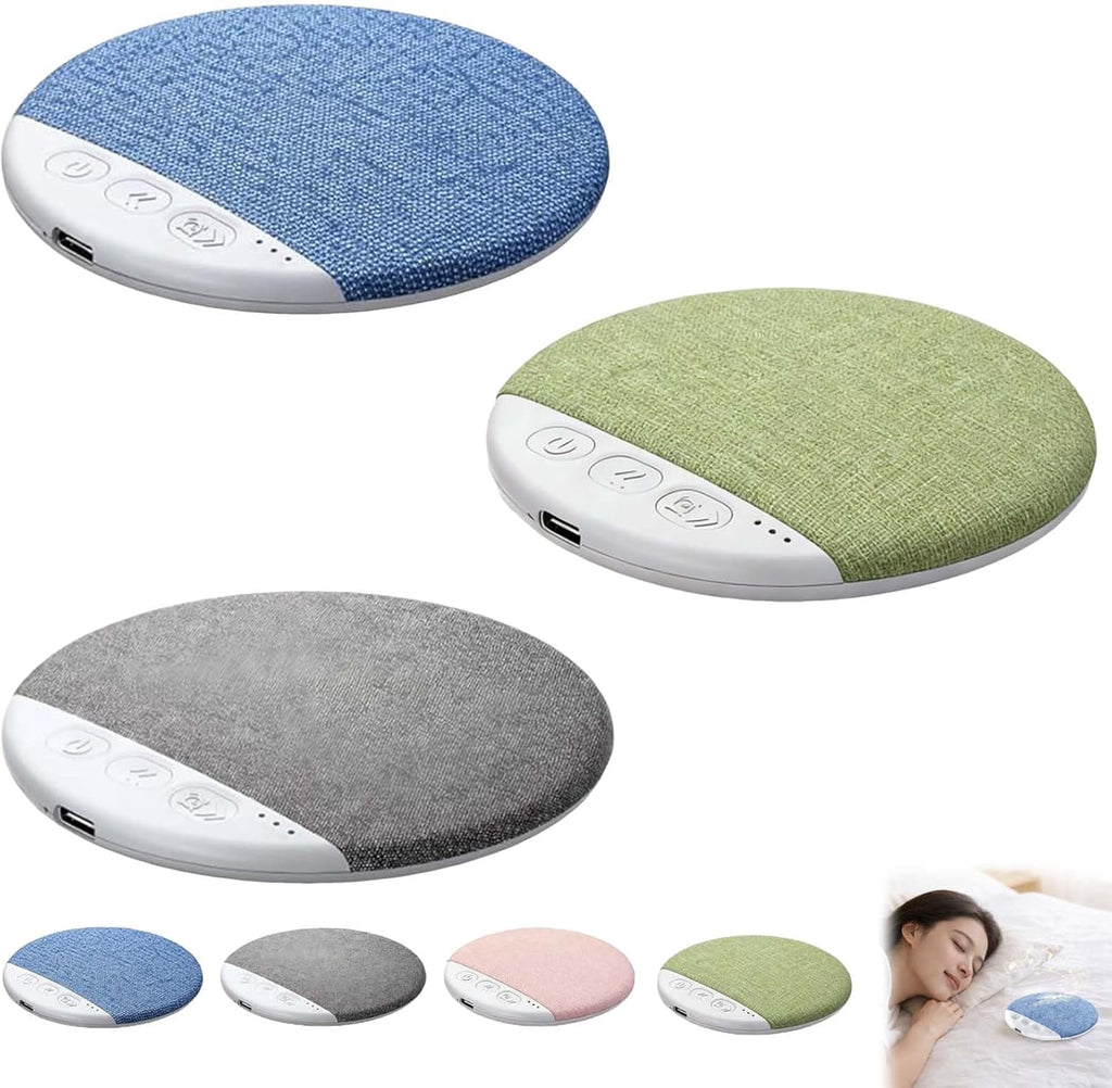 Pillow Speakers for Sleeping, Bluetooth Under Pillow Speaker with White Noise, Ultra-Slim Bed Speaker for Side Sleepers, Wireless Bed Speaker for Night Use