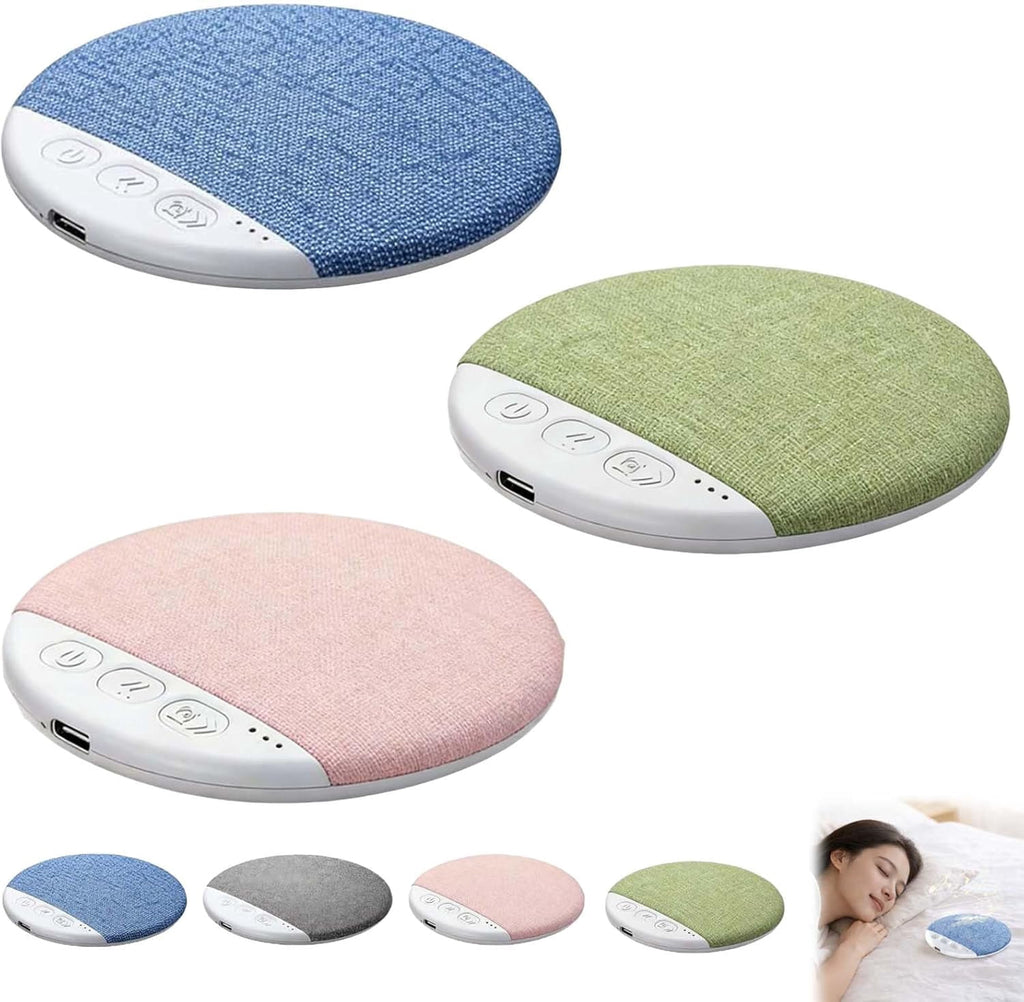 Pillow Speakers for Sleeping, Bluetooth Under Pillow Speaker with White Noise, Ultra-Slim Bed Speaker for Side Sleepers, Wireless Bed Speaker for Night Use