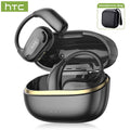 NE18 Bluetooth 5.4 Open-Ear Earbuds, AI Translator, Noise-Cancelling, 130+ Languages, 24H Playtime, IPX5 Waterproof, Black + Earbud Case