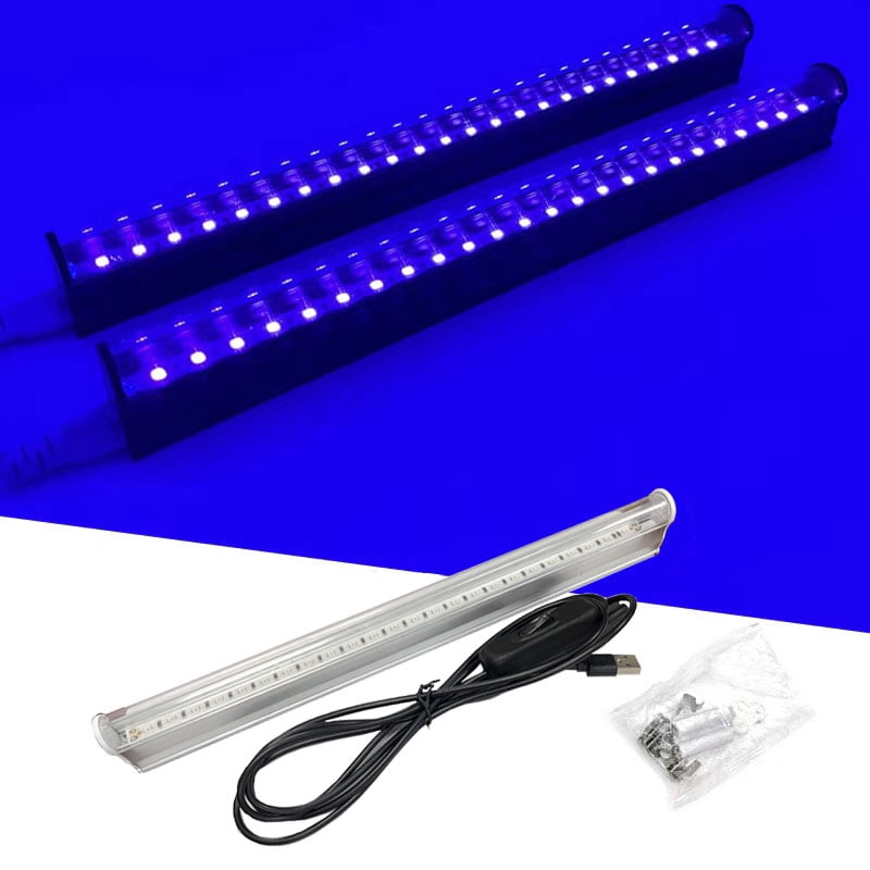 Black UV lamp with T5 tube atmosphere lamp 5VWUSB indoor ambient light detector decorated with black UV395NM