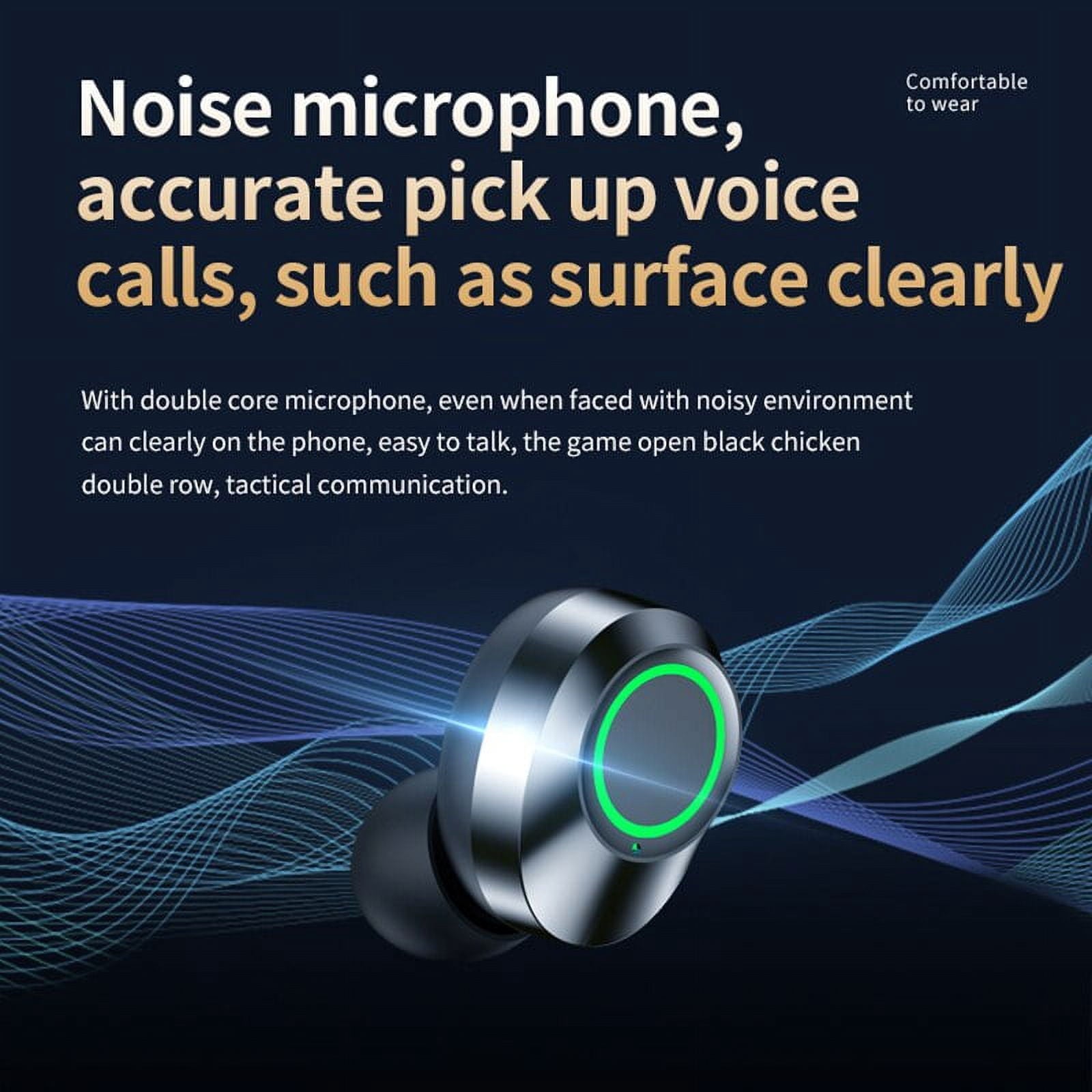YD03 Tws Bluetooth Earphones 5.3 Wireless Headphones Hifi Stereo Sports With Display Waterproof Earbuds Gaming Headset With Mic