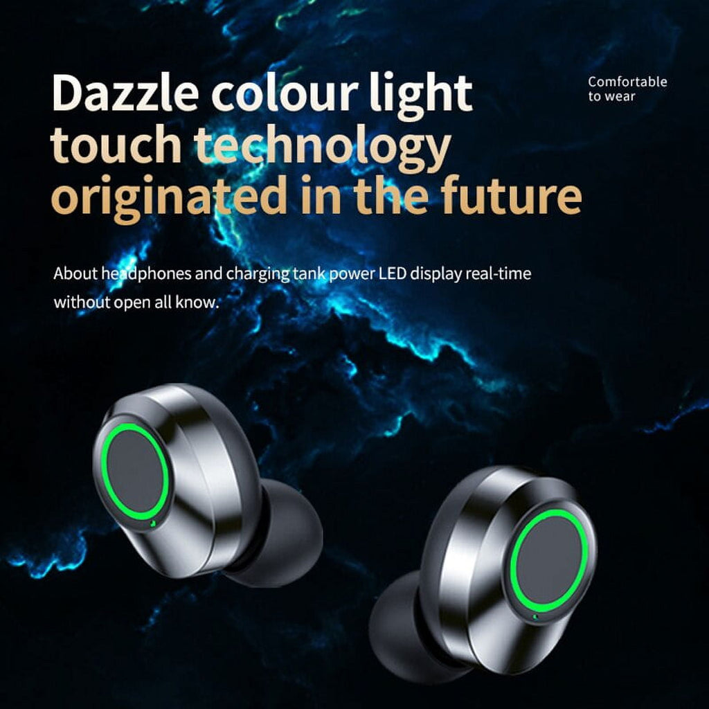 YD03 Tws Bluetooth Earphones 5.3 Wireless Headphones Hifi Stereo Sports With Display Waterproof Earbuds Gaming Headset With Mic