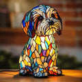3D Animal Table Lamp, Retro Stained Animal Night Light Lamp, Cute Resin Animal Lamps for Living Room, Bedroom