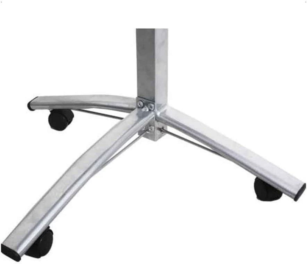FCH 25.2 Inch Rolling Adjustable Multifunctional Lifting Computer Desk, Tilting Desktop, Sit Stand Laptop Desk TV Tray for Bed Sofa Hospital Reading Eating, Black