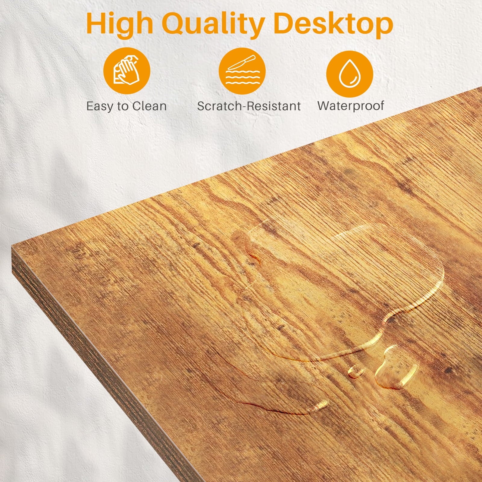 L Shaped Gaming Desk, 50 Inch Reversible Corner PC Work Table for Writing Study, Wood Tabletop and Metal Frame, CPU Stand Side Bag for Home Office Small Space, White