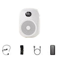 Wireless Voice Amplifier Multifunctional Portable Personal Voice Speaker with Microphone Display for Teachers Speech A