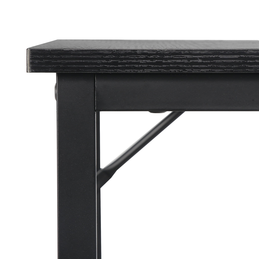 SuperDeal 66" MDF L-Shaped Computer Desk Powder Coating W/CPU Stand 30in Height for Adult