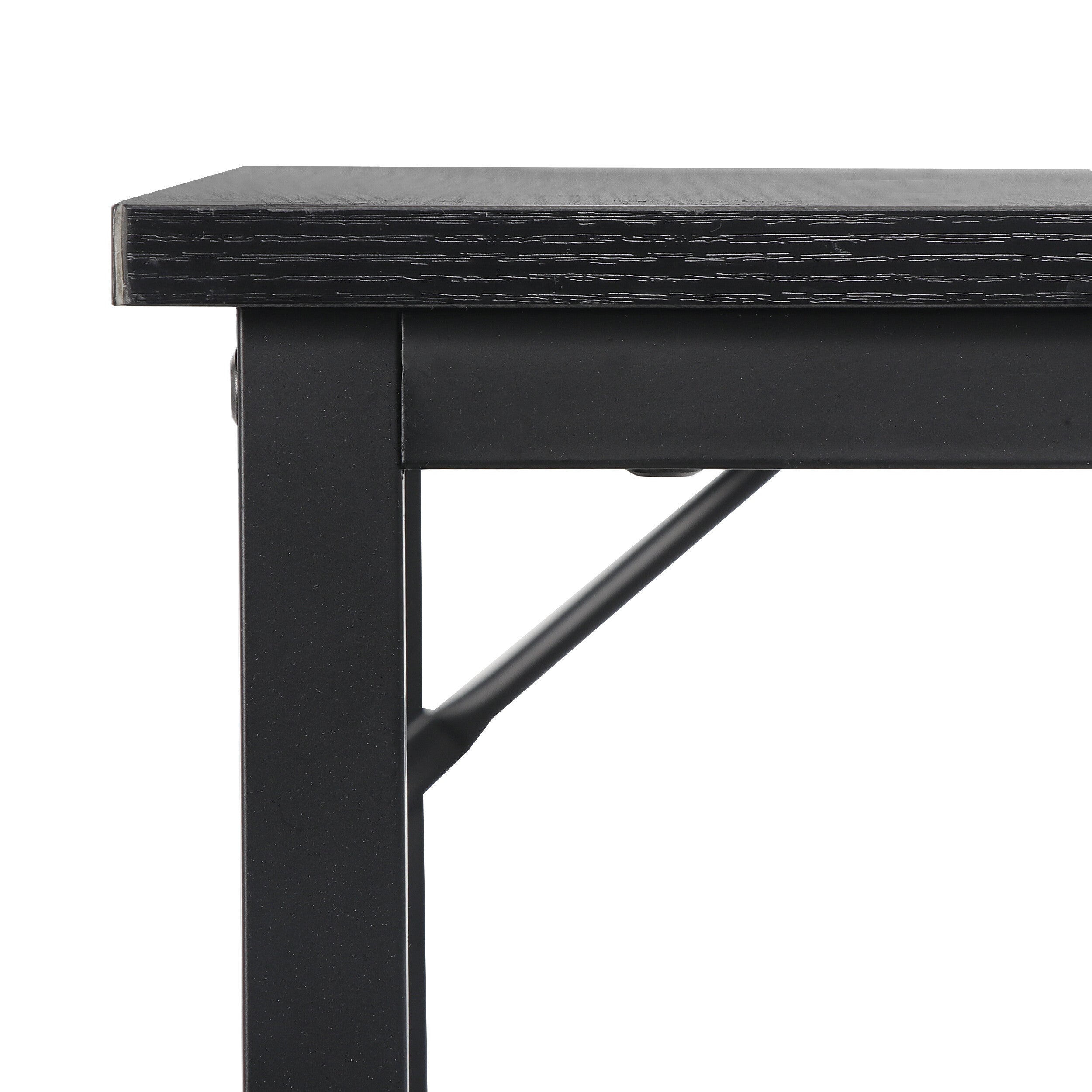SuperDeal 66" MDF L-Shaped Computer Desk Powder Coating W/CPU Stand 30in Height for Adult