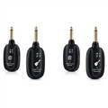 2X A8 Wireless Guitar System Rechargeable UHF Audio Wireless Transmitter Receiver for Guitar  Violin Keyboard