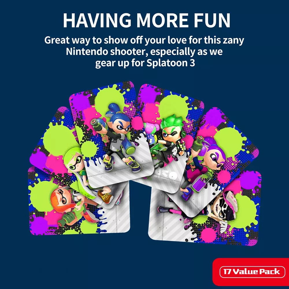 27Pcs Amiibo Game Cards NFC Tag For Splatoon 3 Octoling Octopus Switch Oled
