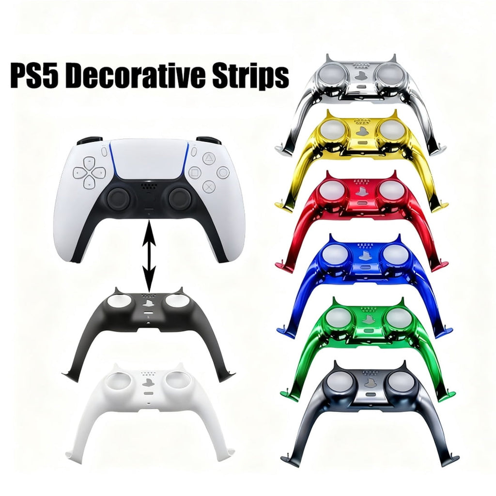 For PS5 Handle Decorative Strip Game Handle Shell Protective Cover Controller Joystick Handle Decorative Strip Accessories