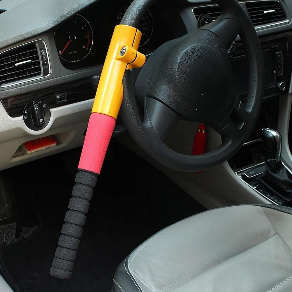 Car Lock Steering Wheel Antitheft Device Sliders Accessories