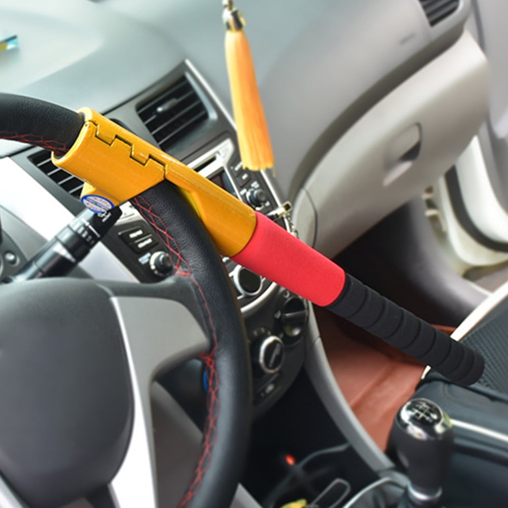 Car Lock Steering Wheel Antitheft Device Sliders Accessories