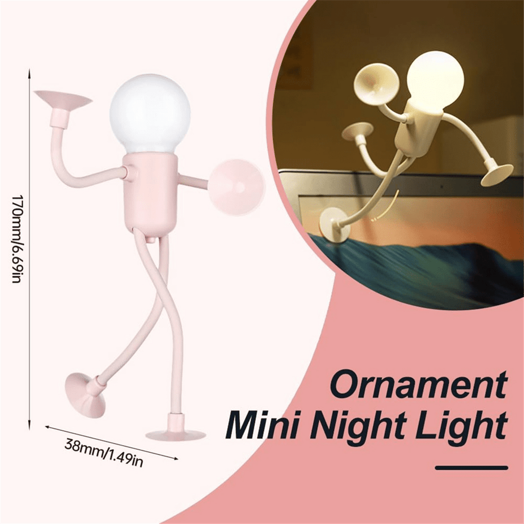 Changeable Shape Funny Sportsman Night Light,DIY Shape Night Lights for Room,Night Light for Bedroom Decorations
