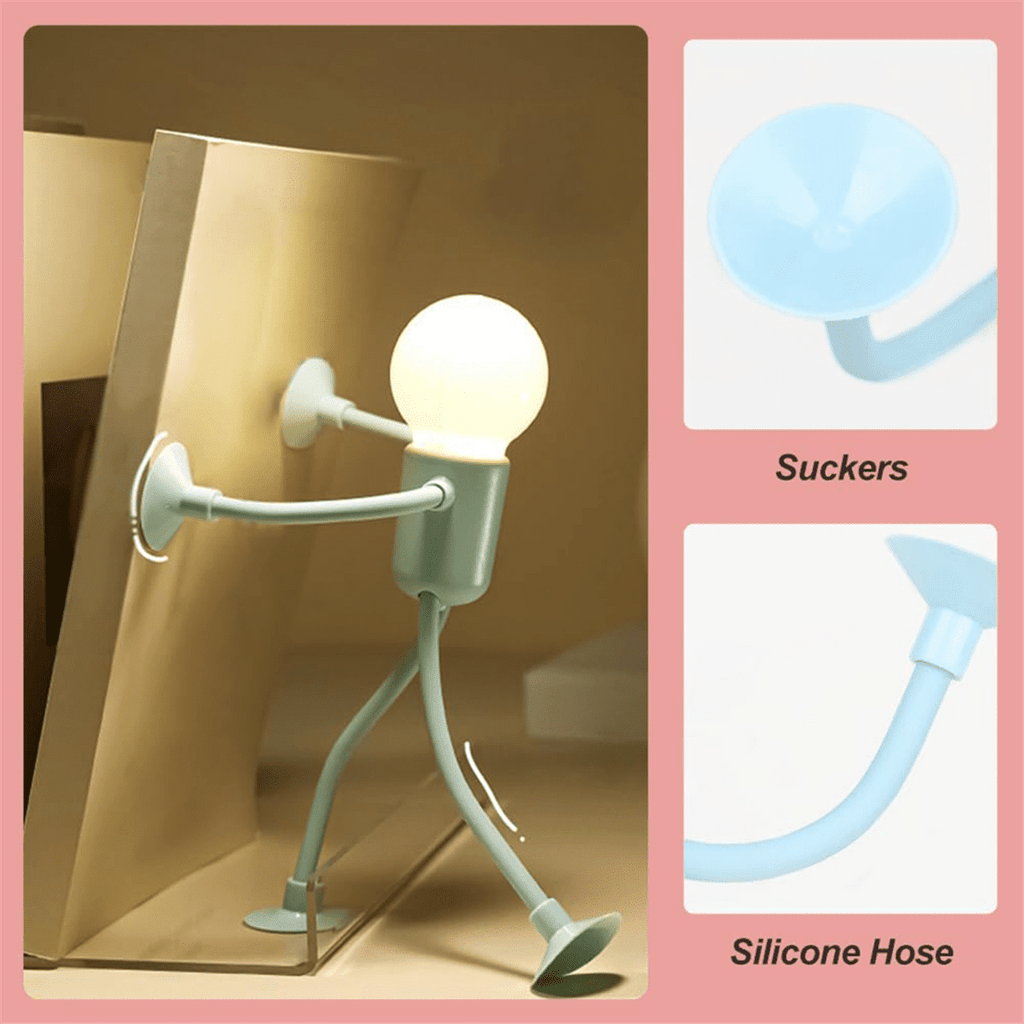 Changeable Shape Funny Sportsman Night Light,DIY Shape Night Lights for Room,Night Light for Bedroom Decorations