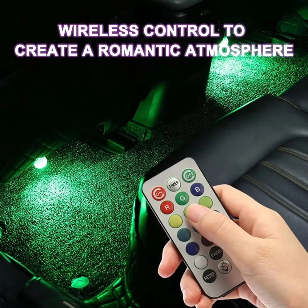 8 x led lights 1 x Remote Control-As Shown