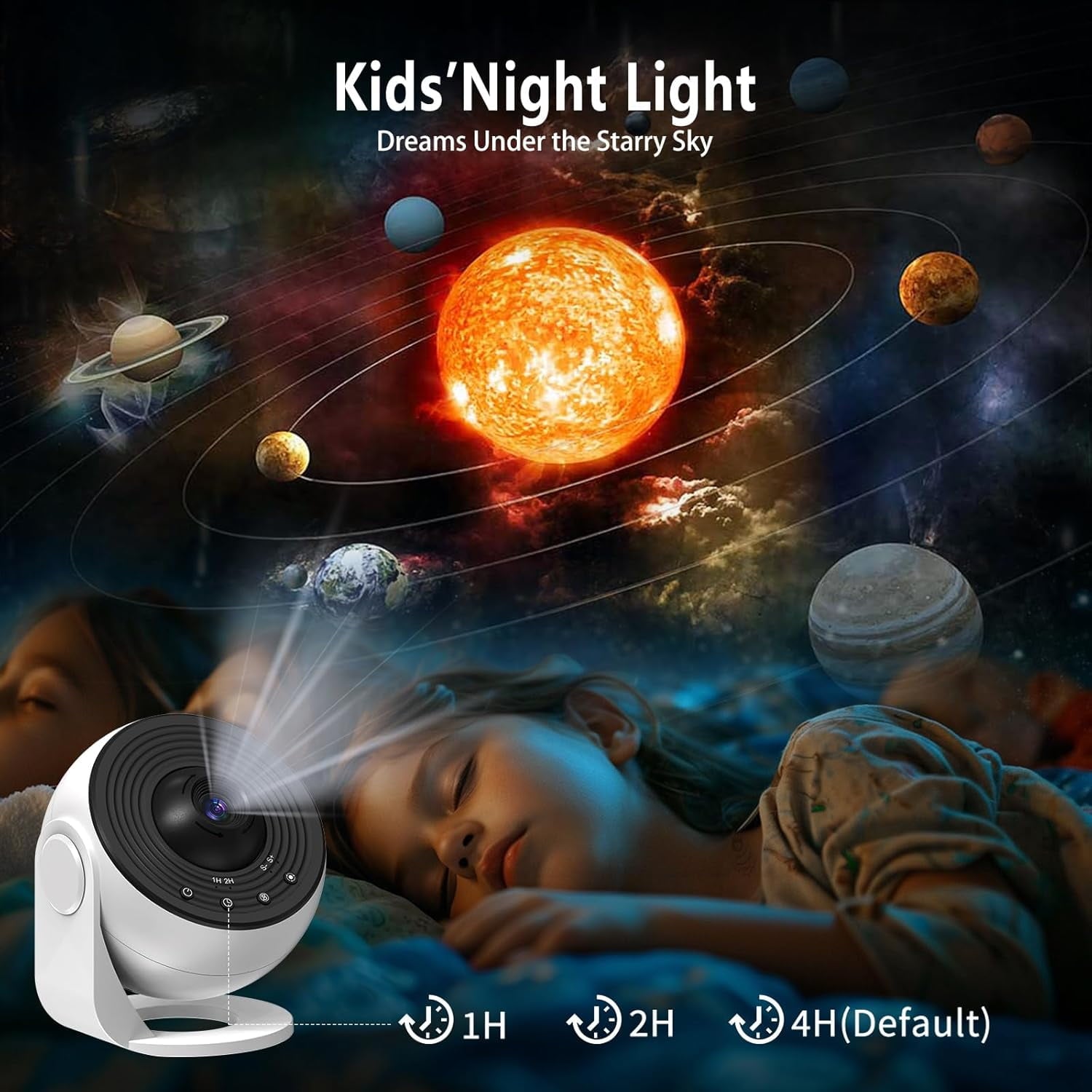 Upgrade Galaxy Projector for Bedroom, Home Planetarium Projector Lamp,LED Space Galaxy Lamp, Room Decor for Kids Adults with 13 Planet Discs, Moon/Nebula/Night Light Star Projector with Timer