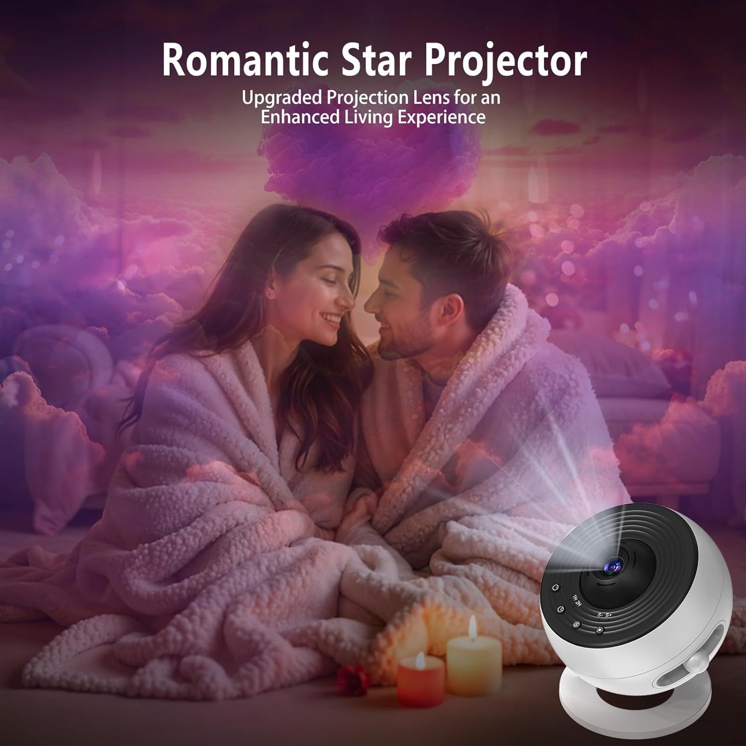 Upgrade Galaxy Projector for Bedroom, Home Planetarium Projector Lamp,LED Space Galaxy Lamp, Room Decor for Kids Adults with 13 Planet Discs, Moon/Nebula/Night Light Star Projector with Timer