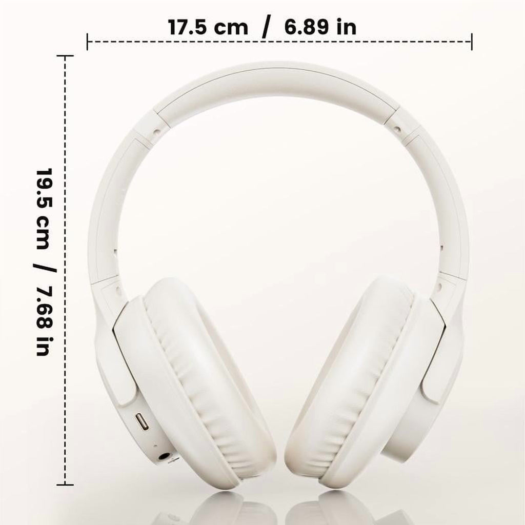 Botesty Sound Wireless Bluetooth Headphones, Over-Ear, Hi-Res Audio, 65 Hours Battery Life, Foldable Design, Lightweight and Portable, with Microphone for iOS/PC/Android, Ideal for Home Office