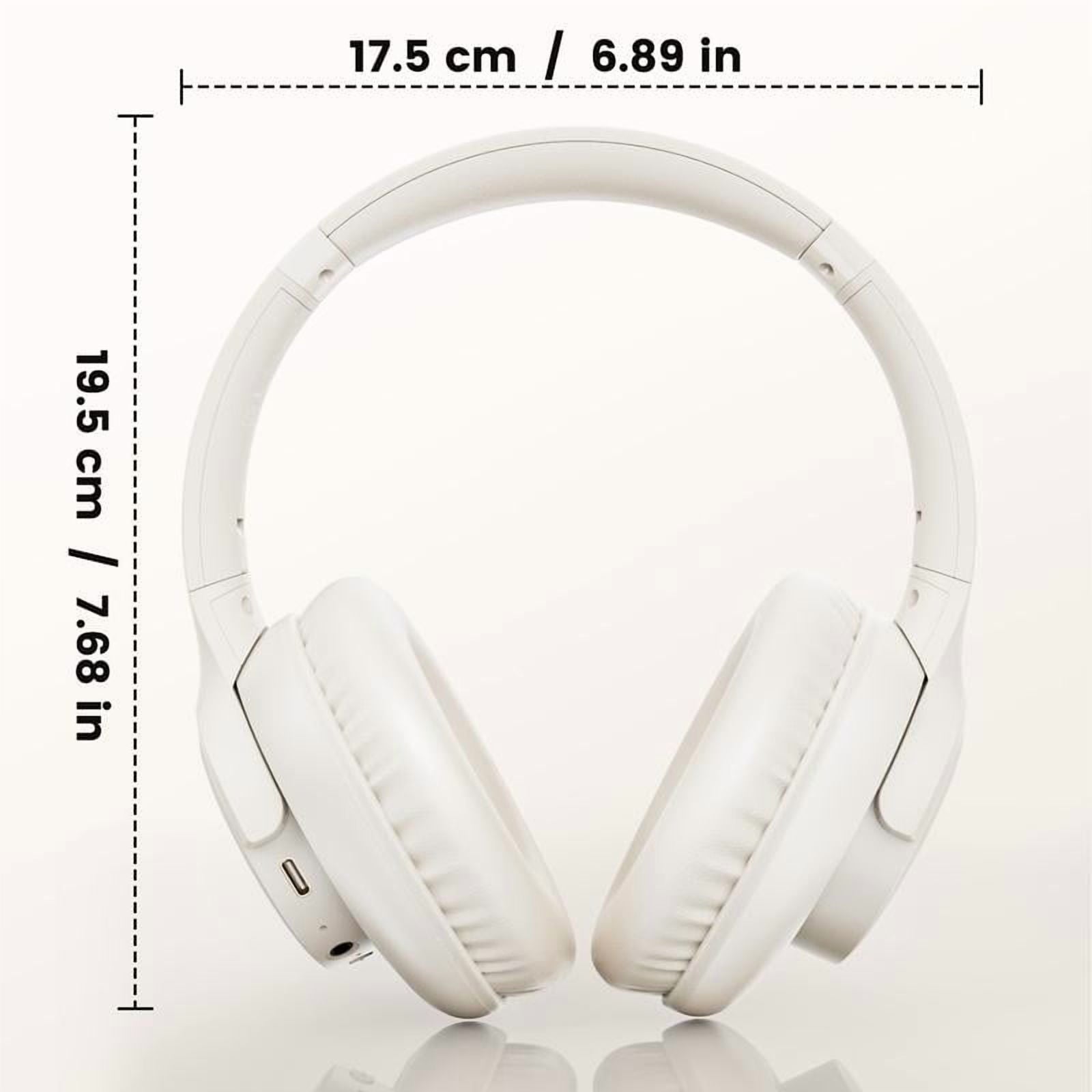 Botesty Sound Wireless Bluetooth Headphones, Over-Ear, Hi-Res Audio, 65 Hours Battery Life, Foldable Design, Lightweight and Portable, with Microphone for iOS/PC/Android, Ideal for Home Office